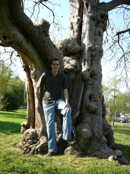 Kevin at the tree.JPG